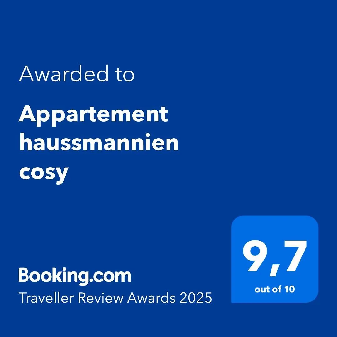 Appartement Haussmannien Cosy Paris 0*,  France
